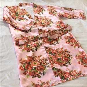 Floral robe